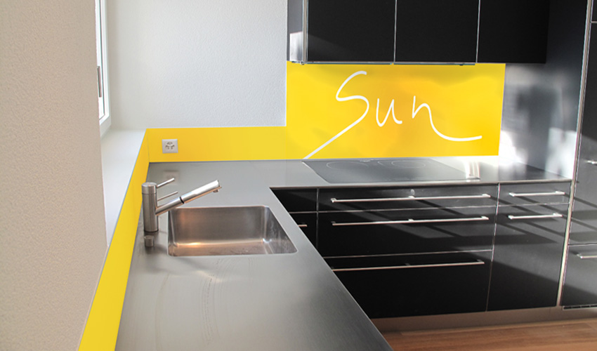 stylische Küche mit SUN - für einen fröhlichen Tag (Bild-Nr. 0200452)


